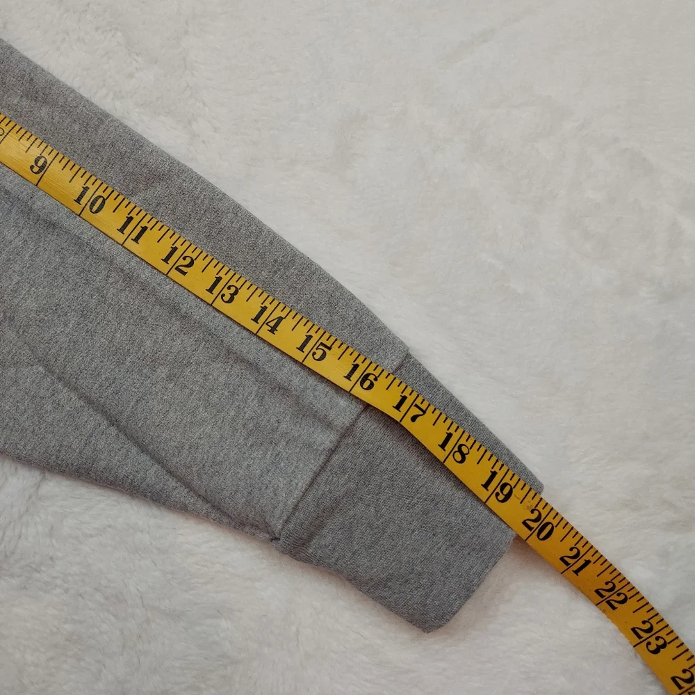 J. Crew Gray Floral Embroidered Long Sleeve Sweatshirt Size S - Picture 6 of 10